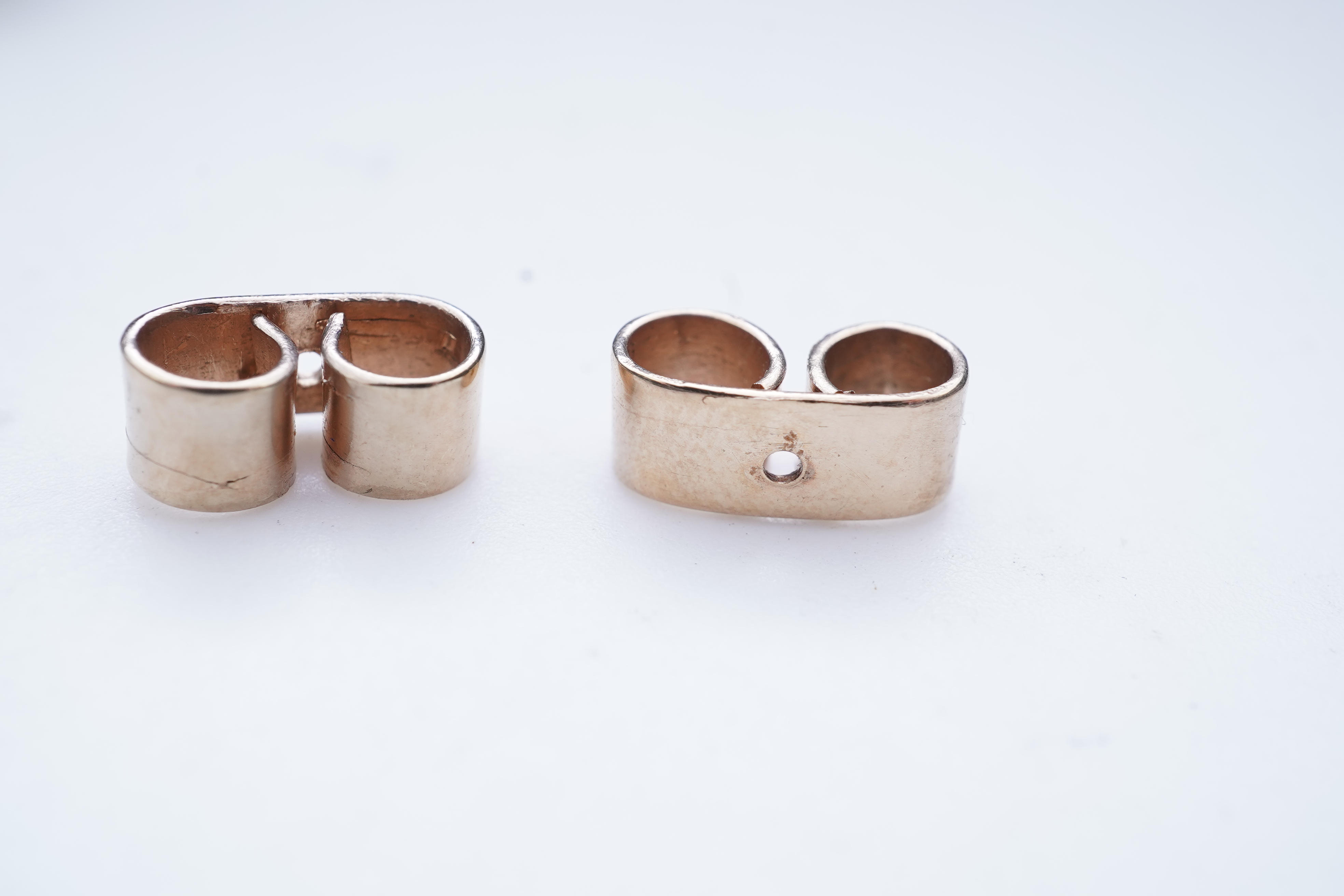 A pair of diamond earrings, early 20th century
